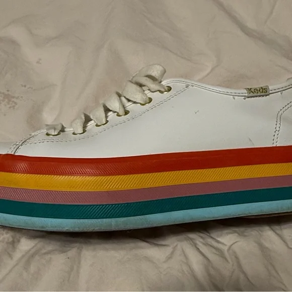 Keds Triple Up Platform Rainbow Sneakers - Picture 4 of 6